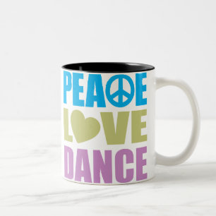 Tasse 2 Couleurs Danse d'amour de paix