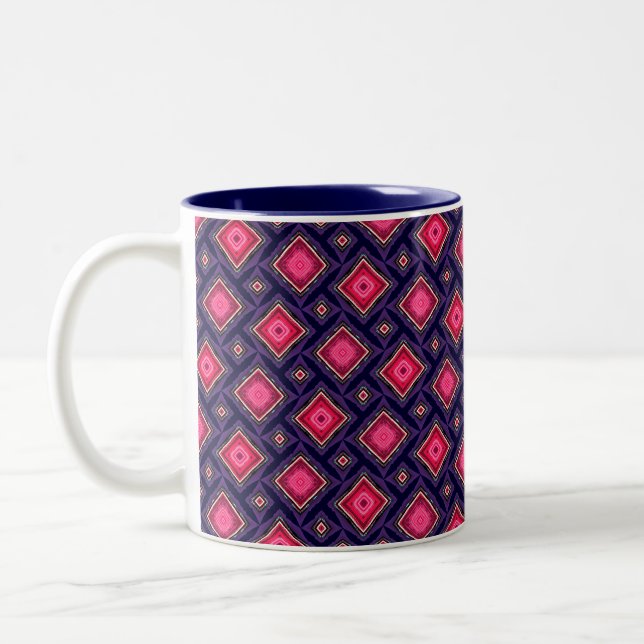 Tasse 2 Couleurs Danse de diamant  (Gauche)