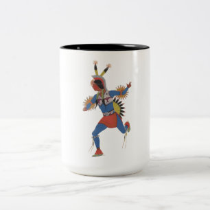 Tasse 2 Couleurs Danse de guerre (ou Le coureur)