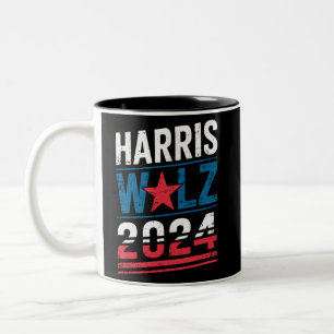 Tasse 2 Couleurs Danse de Harris Waltz 2024 Élection Kamala Harris 