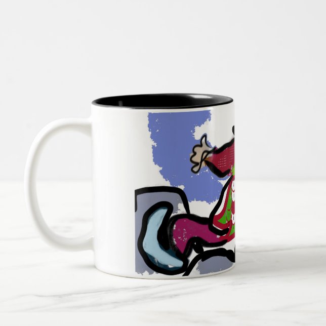 Tasse 2 Couleurs danse du patin à glace (Gauche)