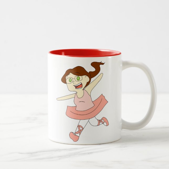 Tasse 2 Couleurs Danse haut (Droit)