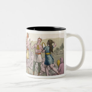 Tasse 2 Couleurs Danse indienne canadienne le soir (engra de
