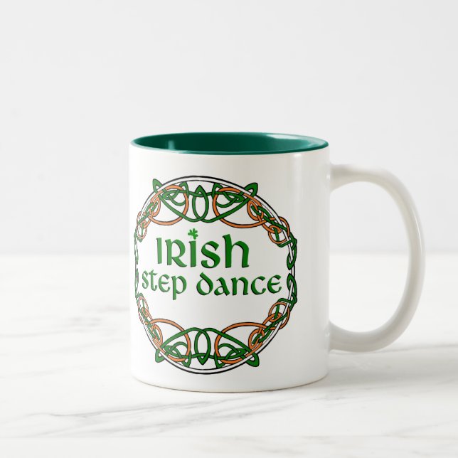 Tasse 2 Couleurs Danse Irlandaise (Droit)