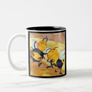 Tasse 2 Couleurs Danse/tasse d'abeille de miel