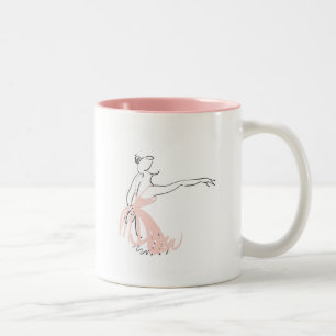Tasse 2 Couleurs Danseur classique de ballerine