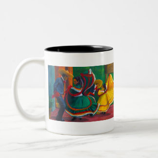 Tasse 2 Couleurs Danseur de ballet folklorique mexicain