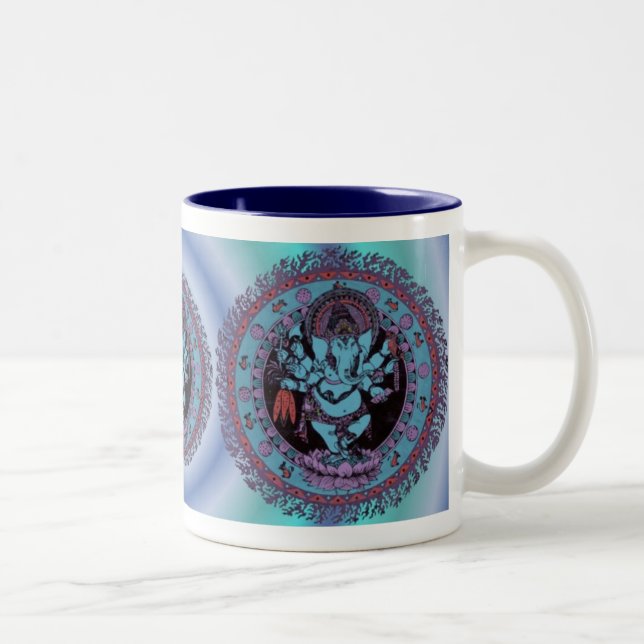 Tasse 2 Couleurs Danseur de Ganesh (Droit)