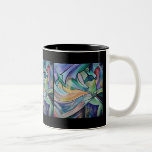 Tasse 2 Couleurs Danseur Du Ventre Du Moyen-Orient Avec Voiles Past
