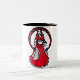 Tasse 2 Couleurs Danseur du ventre Scorpio Gothic Moon