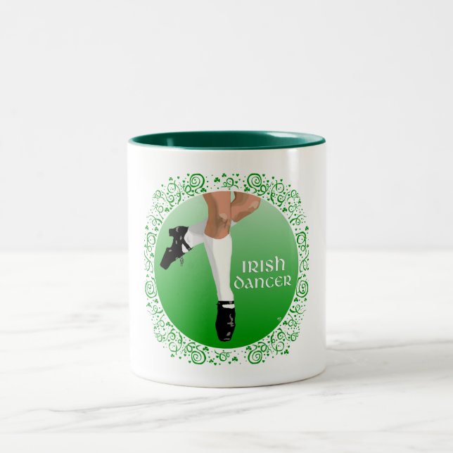 Tasse 2 Couleurs Danseur irlandais chaussure dure (Centre)