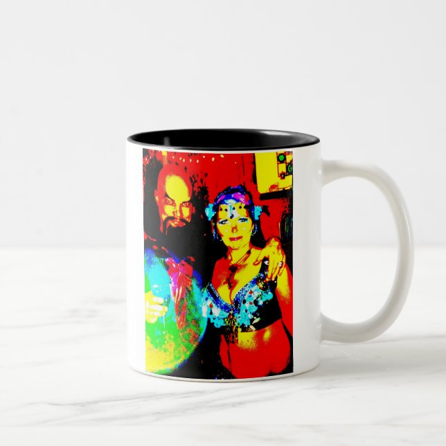Tasse 2 Couleurs Danseuse du ventre et Ming (Droit)