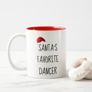 Tasse 2 Couleurs Danseuse préférée de Père Noël La danse de N