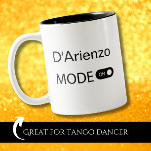Tasse 2 Couleurs D'Arienzo mode sur Tanguero Tango Dancer drôle