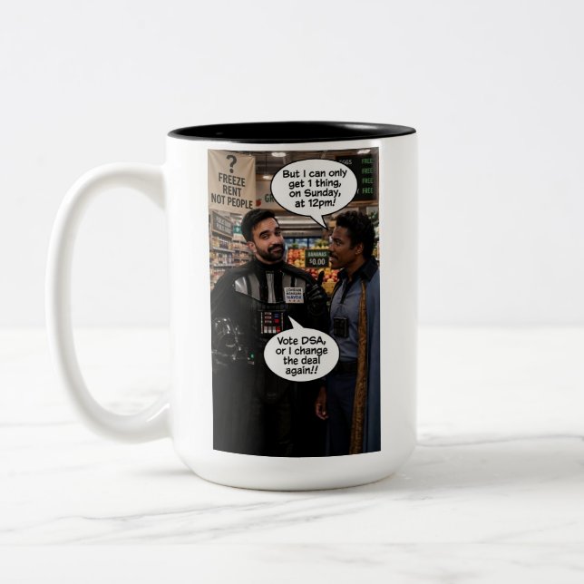 Tasse 2 Couleurs Darth Mamdani (Gauche)