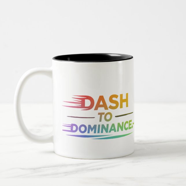 Tasse 2 Couleurs Dash to Dominance (Gauche)