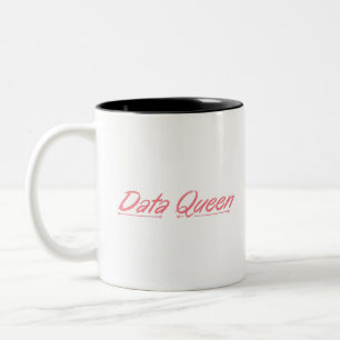 Tasse 2 Couleurs Data Queen - Comptabilisation de la pâte à café à