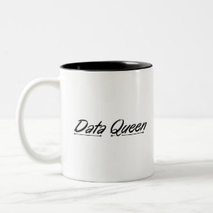 Tasse 2 Couleurs Data Queen - Comptabilisation de la pâte à café à