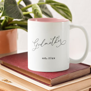 Tasse 2 Couleurs Date de parrainage établie