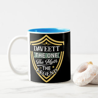Tasse 2 Couleurs Daveett The One The Myth The Legend