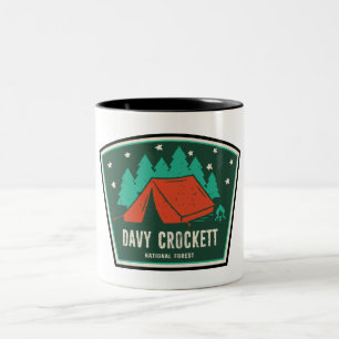 Tasse 2 Couleurs Davy Crockett National Forest Camping