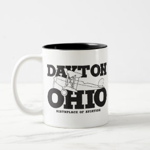 Tasse 2 Couleurs Dayton Ohio - le lieu de naissance de l'aviation