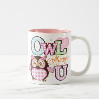 Tasse 2 Couleurs De hibou amour toujours que vous attaquez