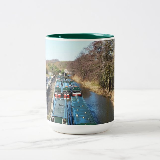 Tasse 2 Couleurs De nombreux bateaux-canaux (Centre)