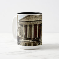 De ROME de PANTHÉON VOITURES d'AQUARELLE d'ART des