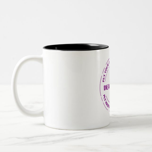 Tasse 2 Couleurs deal with pressure  (Gauche)