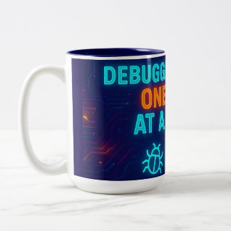 Tasse 2 Couleurs 🖥️☕ Débogage de la vie une gorgée à la fois – Neo