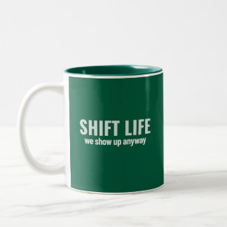 Tasse 2 Couleurs DÉCALER LA VIE - on se présente quand même | Shift