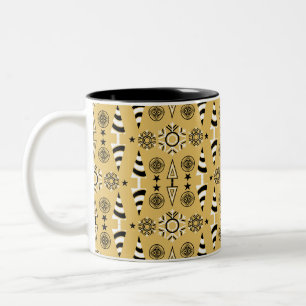 Tasse 2 Couleurs Décor de Noël Art Nouveau