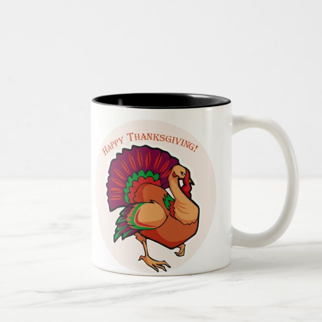 Tasse 2 Couleurs Décoration turque (Droit)