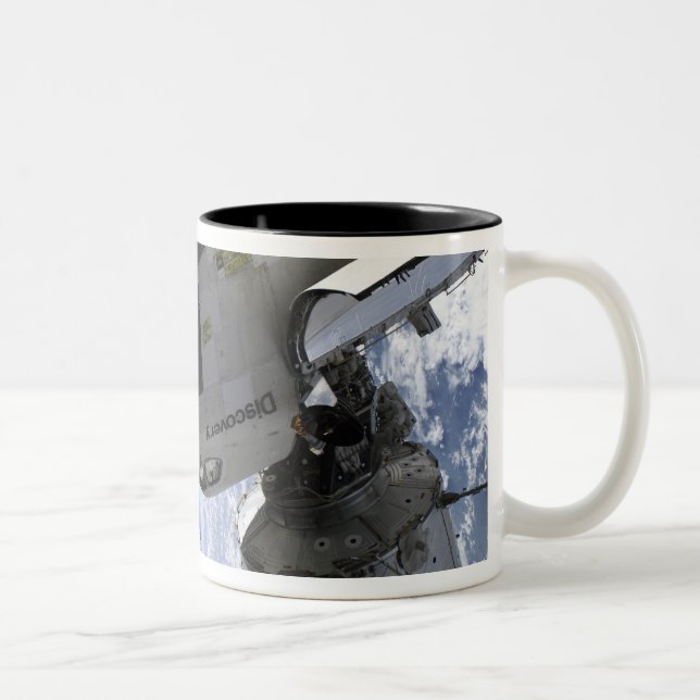 Tasse 2 Couleurs Découverte de navette spatiale ancrée (Droit)