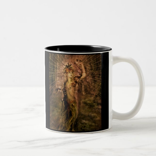 Tasse 2 Couleurs Déesse de région boisée (Droit)