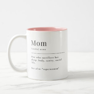 Tasse 2 Couleurs Définition de maman