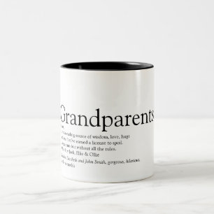 Tasse 2 Couleurs Définition des meilleurs grands-parents du monde