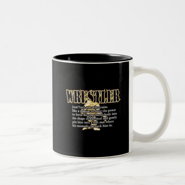 Tasse 2 Couleurs Définition d'un lutteur (Droit)