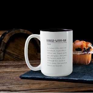 Tasse 2 Couleurs Définition d'une confiture de cheval