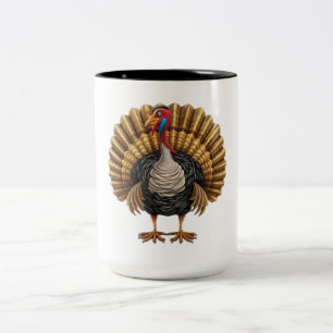 Tasse 2 Couleurs déguisement de dinde