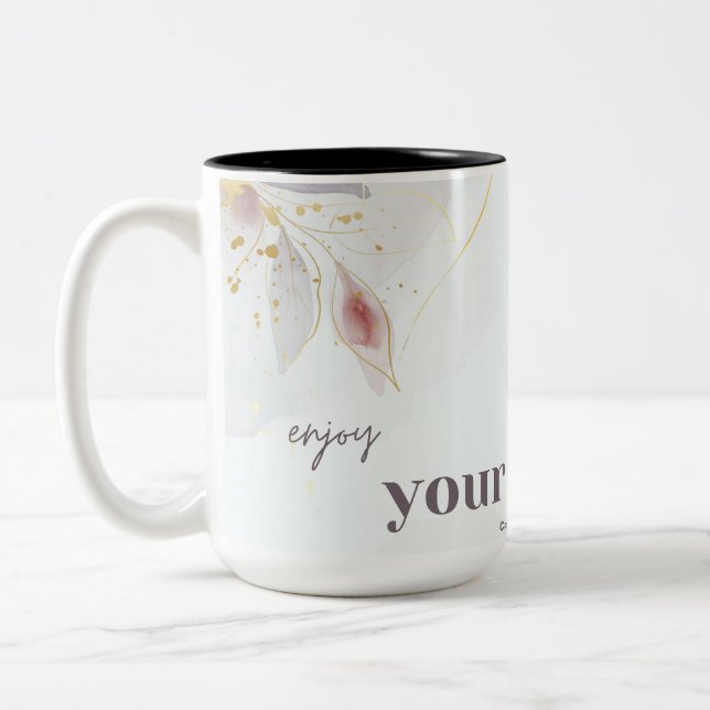 Tasse 2 Couleurs dégustez votre café (Gauche)