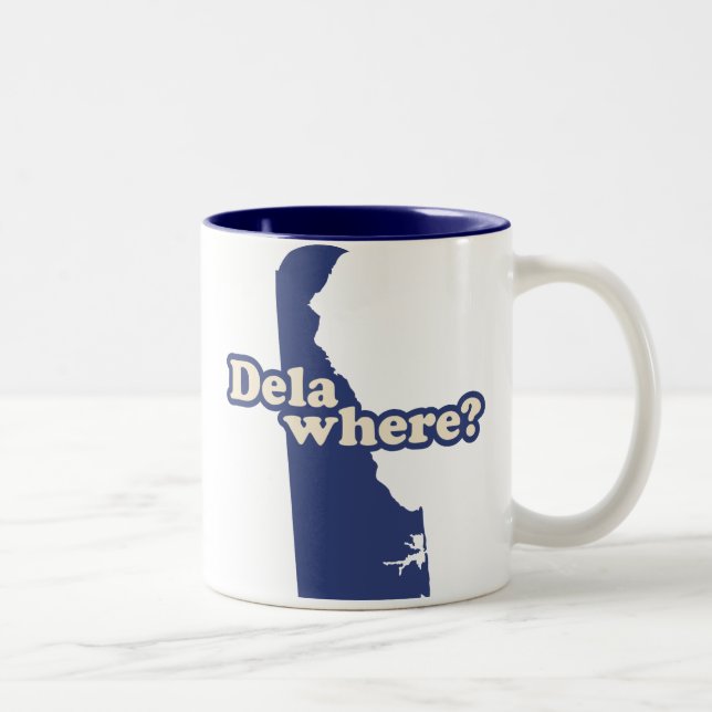 Tasse 2 Couleurs Dela-où ? (Droit)