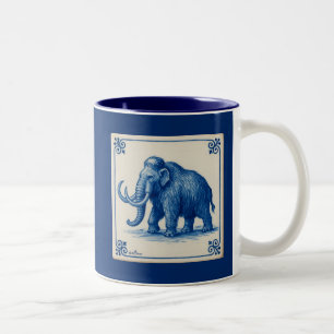 Tasse 2 Couleurs Delft Wooly Mammoth