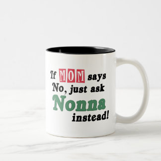 Tasse 2 Couleurs Demandez juste Nonna