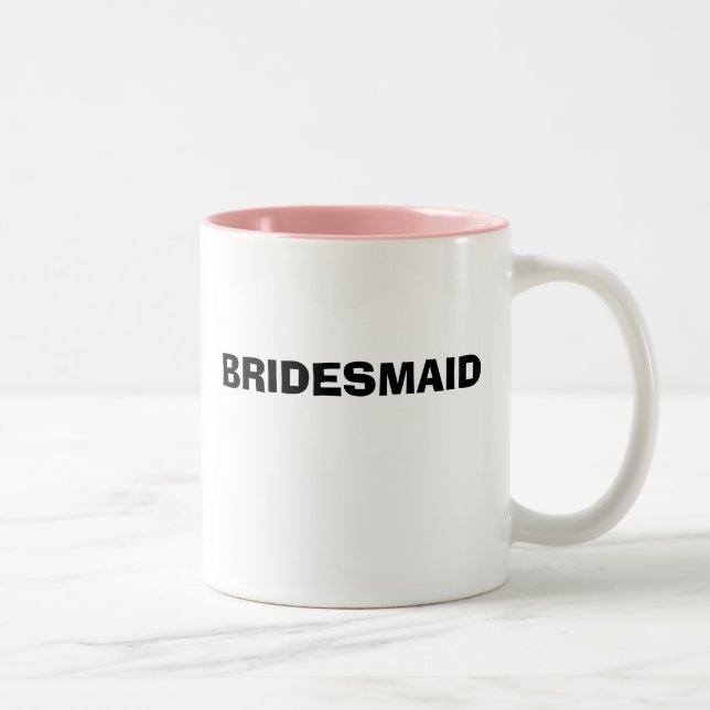 TASSE 2 COULEURS DEMOISELLE D'HONNEUR (Droit)