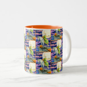 TASSE 2 COULEURS DÉMON BOUC, CHEVAL SÛR DE SES PIEDS FANTASY HALLOW