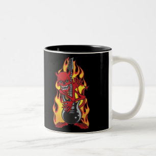 Tasse 2 Couleurs Démon du Rock
