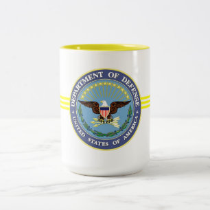 Tasse 2 Couleurs Département de la défense des États-Unis
