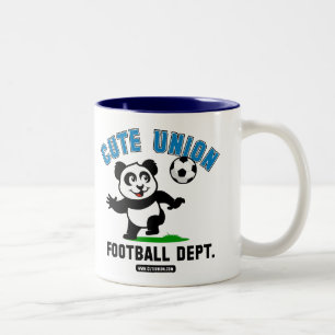 Tasse 2 Couleurs Département mignon du football des syndicats